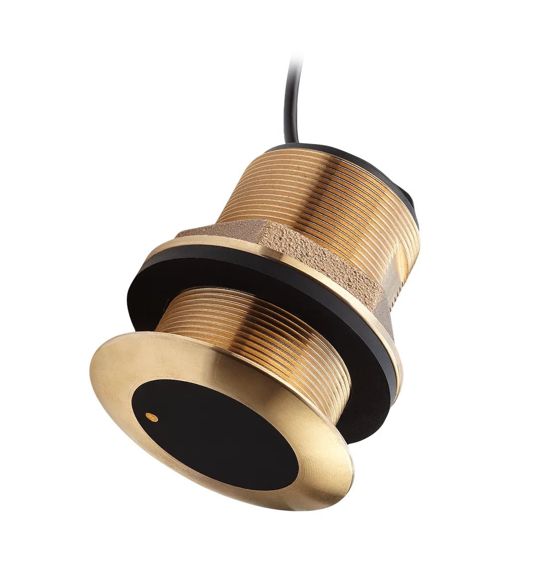 E70340 – RAYMARINE Transducer, Thru-Hull Mount With 12 Degree Angled Element 900 Feet Maximum Depth For CHIRP Fish fi...